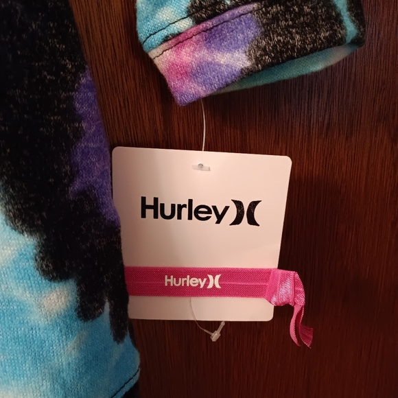 BOGO Sale 🌞 Hurley~Colorful Tie Dye Sweater Dress Tunic With Pockets NWT - Picture 3 of 12